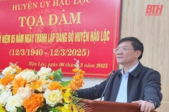 Tọa đàm kỷ niệm 85 năm Ngày thành lập Đảng bộ huyện Hậu Lộc