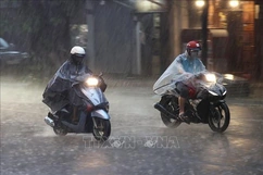 Không khí lạnh sắp tràn về gây mưa lớn tại các tỉnh phía Bắc