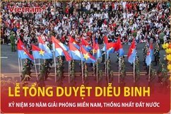 Tổng duyệt diễu binh, diễu hành kỷ niệm 50 năm Giải phóng miền Nam, thống nhất đất nước
