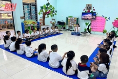 Trường Mầm non thị trấn Thọ Xuân nỗ lực xây dựng trường chuẩn quốc gia