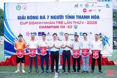Khai mạc Giải Bóng đá 7 người tỉnh Thanh Hoá - Cúp Doanh Nhân Trẻ lần thứ II - 2025