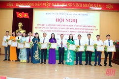 Gắn kết chặt chẽ việc học tập và làm theo tư tưởng, đạo đức, phong cách của Bác với các phong trào thi đua yêu nước trên tất cả các ngành, lĩnh vực