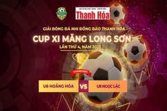 [TRỰC TIẾP] U8 Hoằng Hóa - U8 Ngọc Lặc