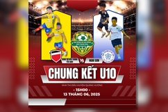 Chung kết U10: Yên Định - Nghi link vào m88 bhki, cuộc so tài của hai đội bóng lần đầu mơ cúp vàng