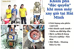 Đặc quyền khi mua máy xay giò chả inox tại Siêu thị Hải Minh