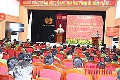 Giám đốc Công an tỉnh làm việc với các phòng Cảnh sát điều tra phòng, chống tội phạm