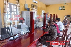 Xã Quý Lương giải quyết kịp thời các thủ tục hành chính cho người dân