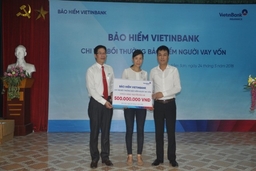 VBI Thanh Hóa chi trả tiền bồi thường cho khách hàng