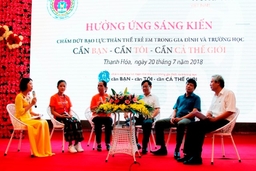 Hưởng ứng sáng kiến “Chấm dứt bạo lực thân thể trẻ em trong gia đình và nhà trường”