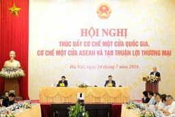 Thúc đẩy cơ chế một cửa Quốc gia, một cửa Asean, tạo thuận lợi cho thương mại phát triển