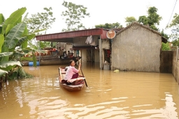 Huyện Thạch Thành nỗ lực khắc phục hậu quả do lũ lụt