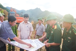 Chủ tịch UBND tỉnh Nguyễn Đình Xứng kiểm tra, chỉ đạo khắc phục hậu quả mưa lũ tại Mường Lát, Quan Hóa