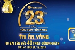 Vietravel khuyến mãi Xuân 2019 với mức ưu đãi lên đến 6,2 triệu đồng/khách