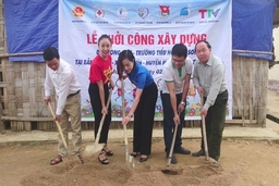 Khởi công xây dựng điểm trường Lốc Há thuộc Trường tiểu học Nhi Sơn (Mường Lát)