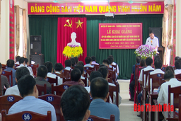 Huyện Quan Sơn: Khai giảng lớp dự nguồn Ban Chấp hành Đảng bộ huyện và các chức danh lãnh đạo chủ chốt