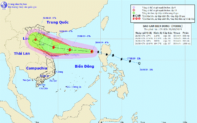 Lên phương án ứng phó với bão số 4 với gió giật cấp 12