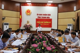 UBND tỉnh họp phiên thường kỳ tháng 8: Nỗ lực khắc phục khó khăn, thúc đẩy phát triển kinh tế - xã hội