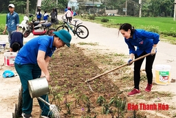 Đoàn thanh niên huyện Tĩnh Gia đảm nhận trên 760 công trình, phần việc thanh niên