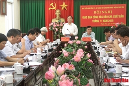 Giao ban công tác báo chí, xuất bản tháng 9 - 2019