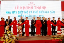 Khánh thành nhà máy giết mổ, chế biến gia cầm xuất khẩu hiện đại nhất Việt Nam tại Thanh Hóa