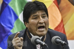 Nhà lãnh đạo Evo Morales gửi thông điệp đầu tiên sau khi từ chức