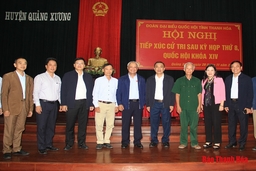 Đại biểu Quốc hội tiếp xúc cử tri huyện Quảng Xương và TP Sầm Sơn