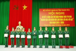 Bộ CHQS tỉnh Thanh Hóa: Sơ kết phong trào thi đua “Ngành hậu cần quân đội làm theo lời Bác Hồ dạy”