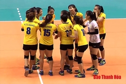 Ngược dòng ngoạn mục trước Mikado Thái Bình trong trận play-off, Tiến Nông Thanh Hóa chính thức trụ hạng