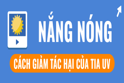 [Infographics] - Cách giảm tác hại của tia cực tím trong ngày nắng gắt