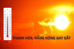 Nắng nóng gia tăng tại Thanh Hóa