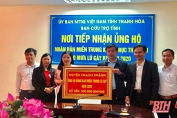 Thanh Hóa: Hơn 3 tỷ đồng  ủng hộ đồng bào m iền Trung khắc phục hậu quả thiên tai