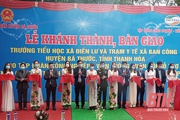 Viettel khánh thành, bàn giao Trường TH Điền Lư và Trạm Y tế xã Ban Công