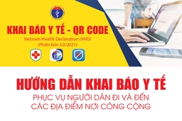 [Infographic] - Bộ Y tế hướng dẫn Khai báo y tế bằng QR CODE