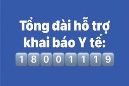 Lập đường dây nóng miễn phí 18001119 hỗ trợ khai báo y tế