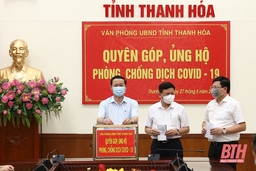 Văn phòng UBND tỉnh Thanh Hoá phát động quyên góp, ủng hộ phòng, chống dịch COVID-19