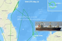 Yonhap: Tàu vận tải Triều Tiên chìm ngoài khơi Nhật Bản