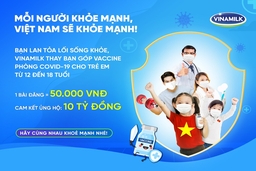 Chỉ cần một việc làm đơn giản, bạn đã góp v accine cho trẻ em để phòng COVID-19