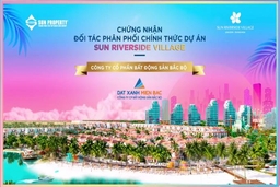 Bất Động Sản Bắc Bộ là đơn vị phân phối chính thức dự án Sun Riverside Village Sầm Sơn