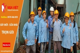 Công ty TNHH Xây nhà Nga Việt - đơn vị thi công, sửa chữa nhà cấp 4 đẹp hiện đại