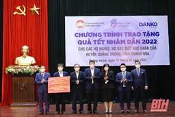 Danko Group trao quà tết cho hộ nghèo huyện Quảng Xương