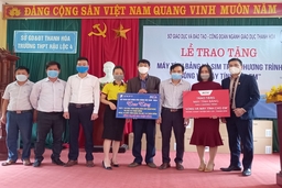 MISA tặng máy tính bảng cho học sinh nghèo  tại Thanh Hóa