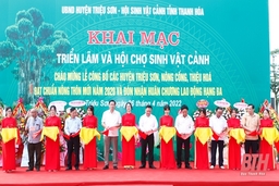 Khai mạc Triển lãm và Hội chợ sinh vật cảnh huyện Triệu Sơn năm 2022