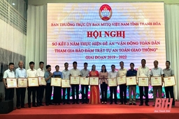 Sơ kết 3 năm thực hiện Đề án “Vận động toàn dân tham gia bảo đảm trật tự, an toàn giao thông”