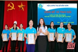 Hội LHPN thị xã Bỉm Sơn: Tổng kết và trao thưởng cuộc thi nấu ăn oline “Gửi yêu thương vào bữa cơm gia đình”