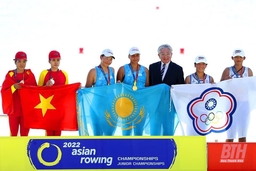 VĐV Thanh Hóa giành 2 HCB tại giải đua thuyền rowing trẻ châu Á 2022