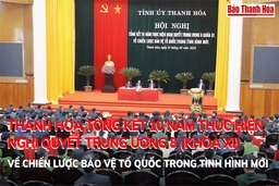 [Video] -  Tỉnh Thanh Hóa tổng kết 10 năm thực hiện Nghị quyết Trung ương 8 (khóa XI) về Chiến lược bảo vệ Tổ quốc trong tình hình mới