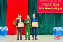 Ngày hội Biên phòng toàn dân tại xã Nga Thủy