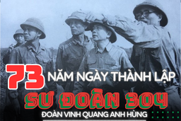 [Inforgraphics] 73 Năm ngày thành lập Sư đoàn 304 - Đoàn Vinh Quang