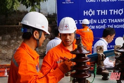 Công ty Điện lực Thanh Hóa tổ chức Hội thi thợ giỏi năm 2023