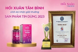 Hồi Xuân Tâm Bình nhận giải thưởng “Sản phẩm Tin dùng 2023”